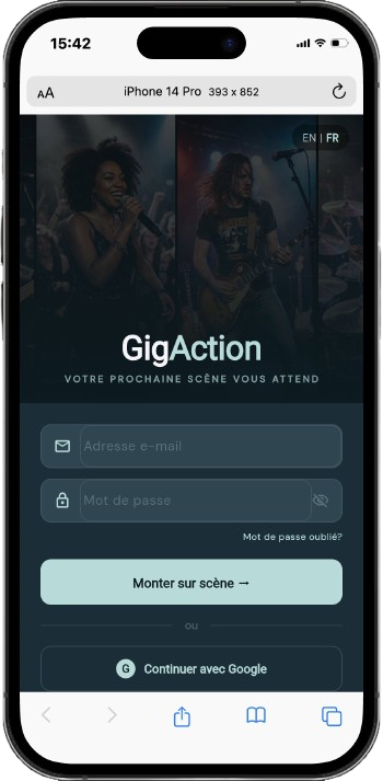 GigAction Mobile App
